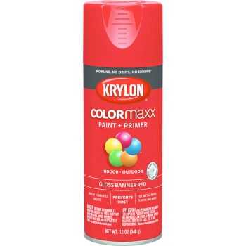 Krylon K05503007 5503 Sp Gloss Banner Red