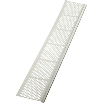Amerimax   85370 Snap Gutter Cover, White ~ 3&#39; x 6.5&quot;