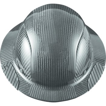 Lift Safety HDC 15KG Dax Carbon Fiber Full Brim Hard Hat, Gloss Black