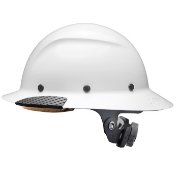 Lift Safety HDF 15WG DAX Full Brim Resin Hard Hat  ~  White