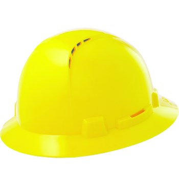 Lift Safety HBFC 7L Vented Hard Hat, Full Brim ~ Yellow