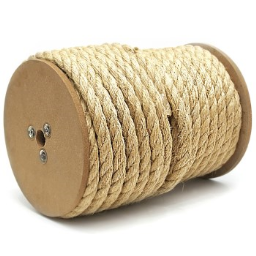 Mibro Group   644431 3 Strand Twisted Sisal Rope, Natural Color ~ 3/8" x 365 Ft.