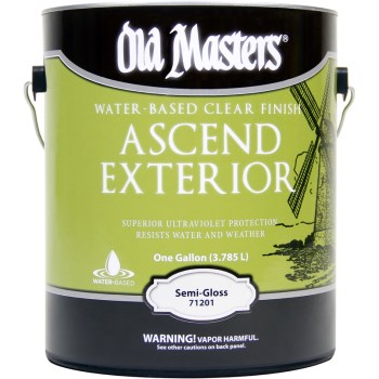 Old Masters 71204 Clear Exterior Finish, Semi Gloss ~ Gal