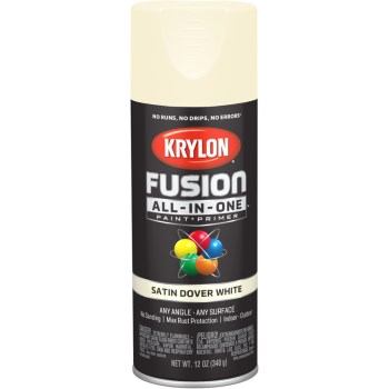 Krylon K02737007 2737 Sp Satin Dover White Paint