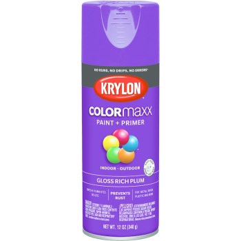 Krylon K05536007 5536 Sp Gloss Rich Plum Paint