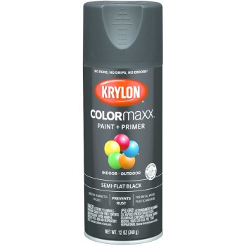 Krylon K05578007 5578 Sp Semi-Flat Black Paint
