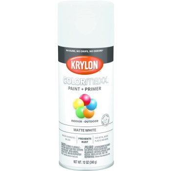 Krylon K05591007 5591 Sp Matte White Paint
