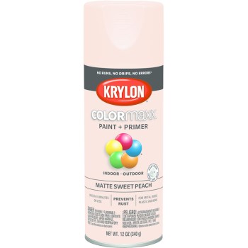 Krylon K05603007 5603 Sp Matte Sweet Peach Paint