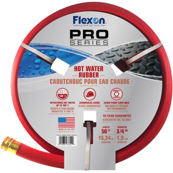 Flexon Industries FAR3450 Flexon Premium Hot Water Hose ~ 3/4&quot; x 50 Ft