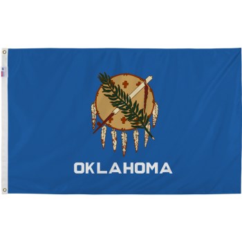 Valley Forge Flag Co  OK3 3x5 Oklahoma Flag