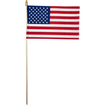 Valley Forge Flag Co  USE8D 8x12 Us Stick Flag