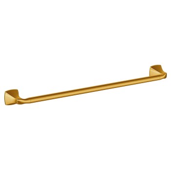 Moen YB5124BG Voss Collection Towel Bar, Brushed Gold Finish ~ Approx 24&quot; W