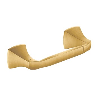 Moen YB5108BG Voss Toilet Paper Holder, Brushed Gold Finish ~  Approx 8.8&quot; W