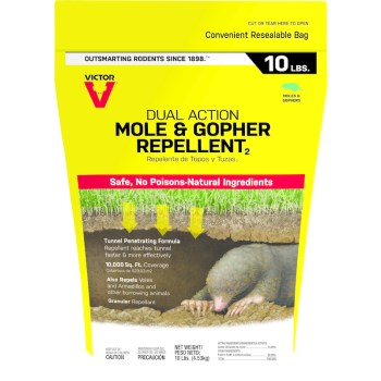 Woodstream M7002-2 Mole &amp; Gopher Repellent ~ 10 lbs.