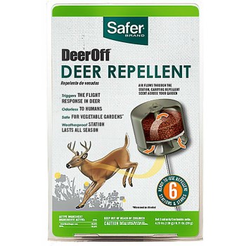 Woodstream 5962 Safer Brand DeerOff  Deer Repellent ~  6 Stations