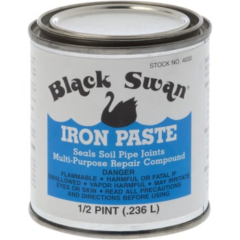 Black Swan Mfg 04030 Iron Paste Cement ~ 8 oz.