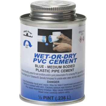 Black Swan Mfg 07079 Wetdry Blue Cement ~ 8 oz