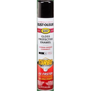 Rust-Oleum 334128 Gloss Black Enamel Spray Paint