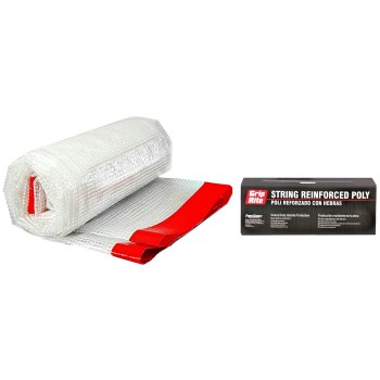 Prime Source 620100CSRF Grip Rite String Reinforced Poly Sheeting ~ 20&quot; x 100 Ft x 6mm