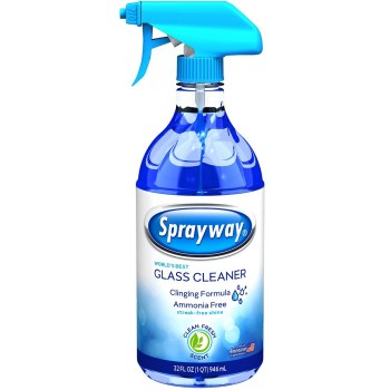 PLZ AeroScience/Sprayway SW5000R Sprayway Glass Cleaner Clinging Spray ~ 32 oz Spray