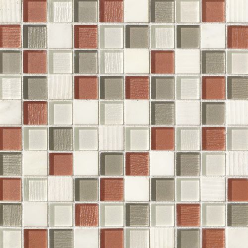 Verve 1-1/8&quot; x 1-1/8&quot; Wall Mosaic in Knockout