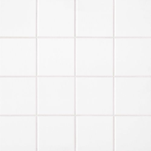 Traditions 6&quot; x 6&quot; Matte Ceramic Tile in Ice White