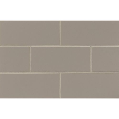 Traditions 4&quot; x 10&quot; Matte Ceramic Tile in Taupe
