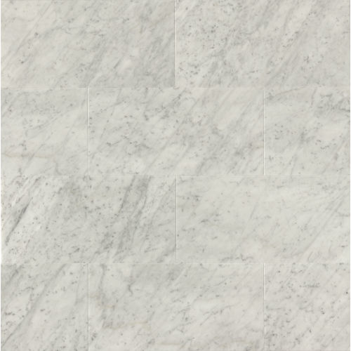 White Carrara 12&quot; x 24&quot; Floor &amp; Wall Tile
