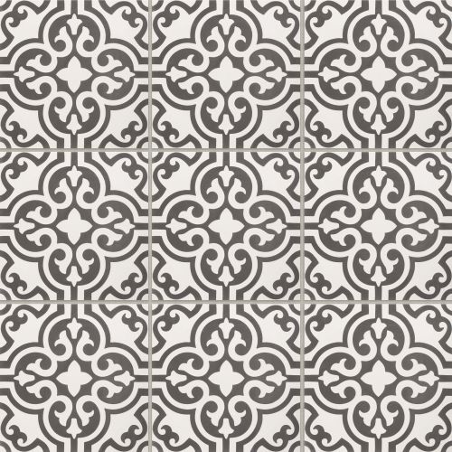 Remy 8&quot; x 8&quot; Matte Decorative Cement Tile in Nouveaux