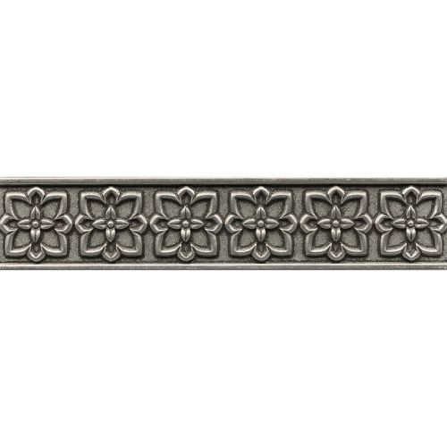 Ambiance 2.5&quot; x 12&quot; Romanesque Liner in Pewter