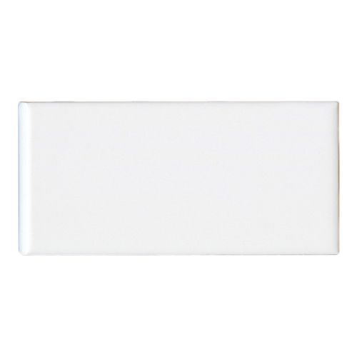 Traditions 3&quot; x 6&quot; - 3 Inch Side Matte Ceramic Bullnose in Ice White