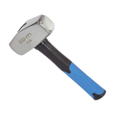 Odyn 3 lb. Stone Hammer with 8 in. Fiberglass Handle