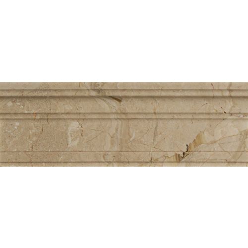 Mod Rocks 4&quot; x 12&quot; Honed Marble Base/Crown Molding in Chantarelle