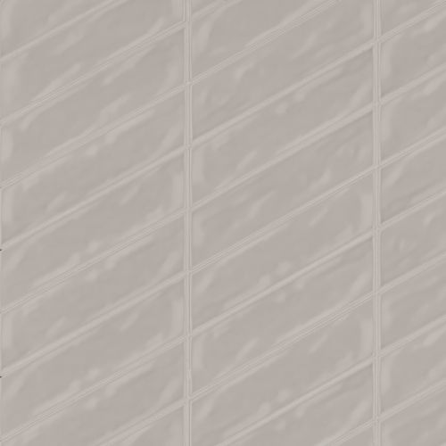 Sorrento 2.5&quot; x 10&quot; Left Chevron Glossy Ceramic Wall Tile in Fiore