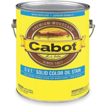 Cabot 140.0006701.007 Low VOC Oil Stain, White Base ~ Gal