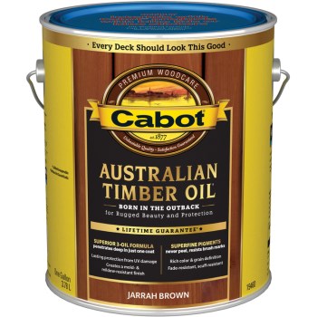 Cabot 140.0019460.007 Low VOC AustralianTimber Oil, Jarrah Brown ~ Gal