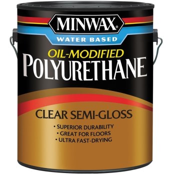 Minwax 710320000 Fast Drying Polyurethane, Semi Gloss ~ Gallon
