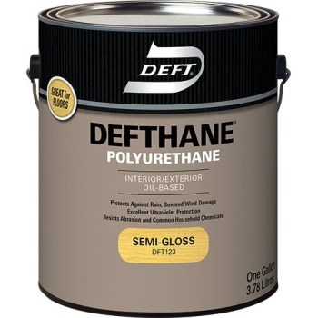 Ppg Architectural Coating Inc/Deft DFT123/01 Polyurethane Defthane,  Clear Semi-Gloss   ~   Gallon