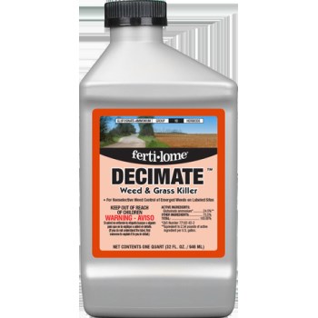 BWI/V.P.G. FE11262 Weed &amp; Grass Killer, Concentrated Decimate ~ 32 oz