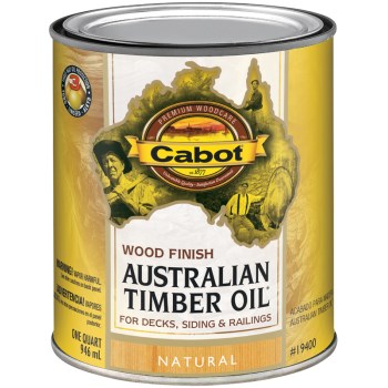 Cabot 140.0019400.005 Low VOC Australian Timber Oil, Natural ~ Qt