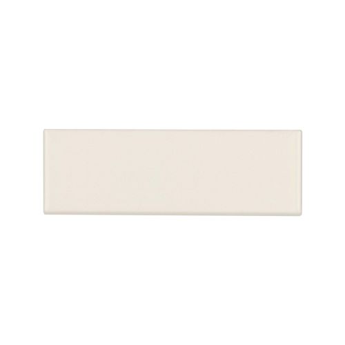 Traditions 2&quot; x 6&quot; Glossy Ceramic Bullnose in Biscuit