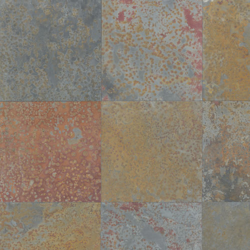 Brazilian Multicolor 16&quot; x 16&quot; Gauged Slate Tile