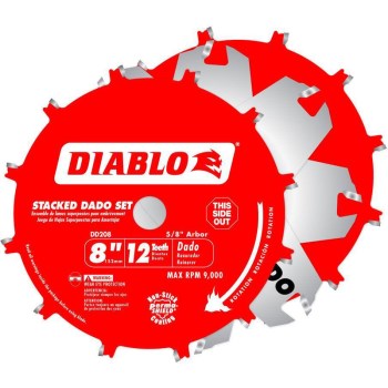 Freud/Diablo SD208S 8 12t Stack Dado Blade