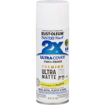Rust-Oleum 331181 2x Ultra Matte Spray ~ White