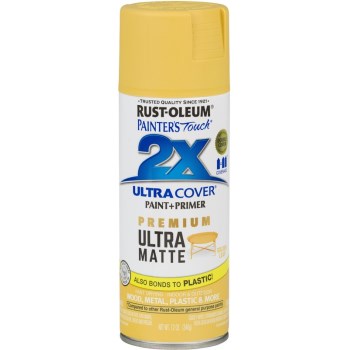 Rust-Oleum 331186 2x Ultra Spray Paint,  Matte Gold