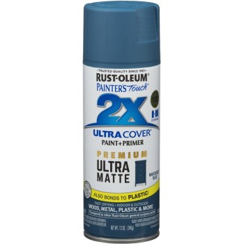Rust-Oleum 331188 2 X Ultra Spray Paint,  Matte Blue