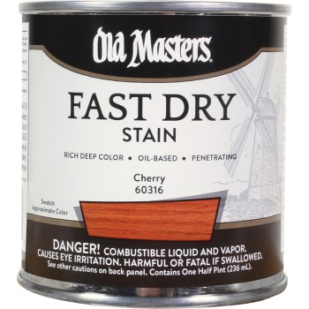 Old Masters 60316 Fast Dry Stain, Cherry ~ 1/2 pint
