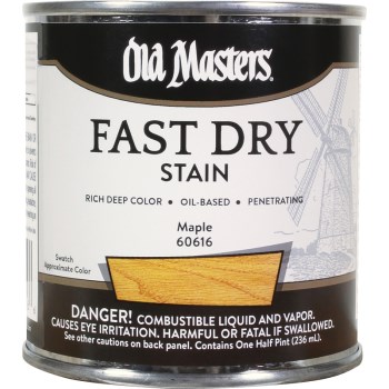 Old Masters 60616 Fast Dry Stain, Maple ~ 1/2 pint