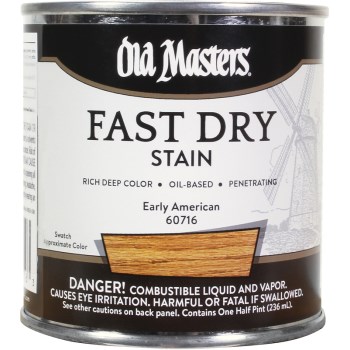 Old Masters 60716 Fast Dry Stain, Early American ~ 1/2 pint