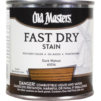 Old Masters 61016 Fast Dry Stain, Dark Walnut ~ 1/2 pt
